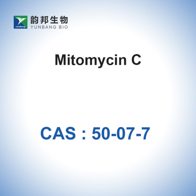 CAS 50-07-7 미토마이신 C 항생 원료 MF C15H18N4O5