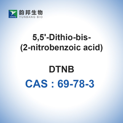 CAS 69-78-3 시험관 내에서 증상을 나타내는 시약 5,5′-Dithiobis (2-질화안식향산) DTNB