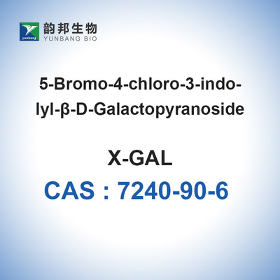 글리코시드 x-갈 CAS 7240-90-6 5-Bromo-4-Chloro-3-Indolyl-Beta-D-Galactoside
