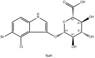 CAS 129541-41-9 5-브로모-4-클로로-3-인돌릴-베타-D-글루쿠로니드 나트륨 염, X-GlcA/X-gluc
